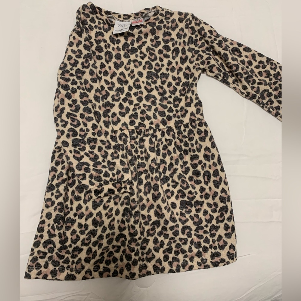 NWOT, never worn Zara cheetah leopard dress
